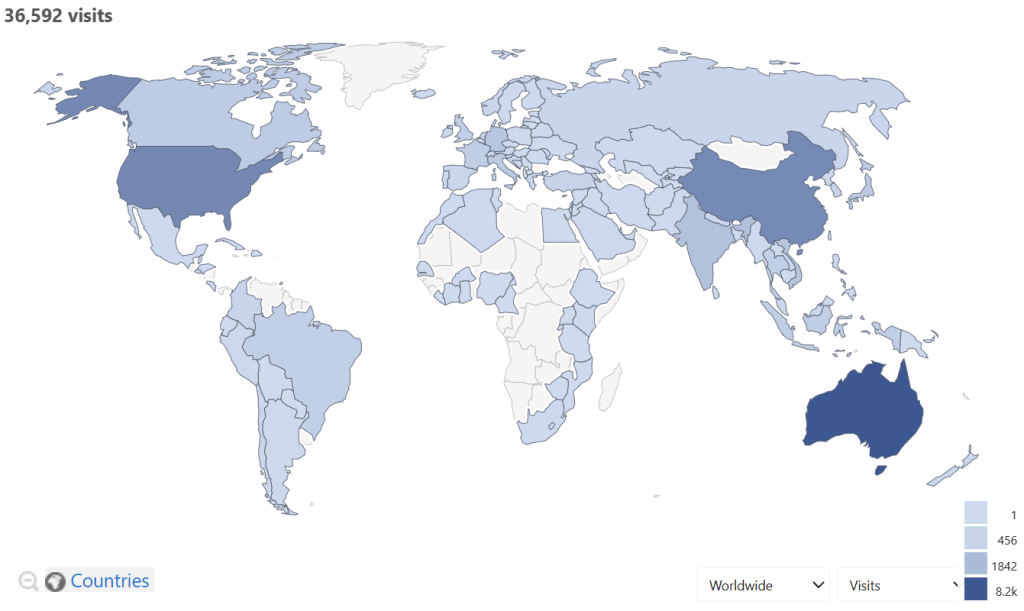 GeoXPM number of visit at 24 Feb 2026